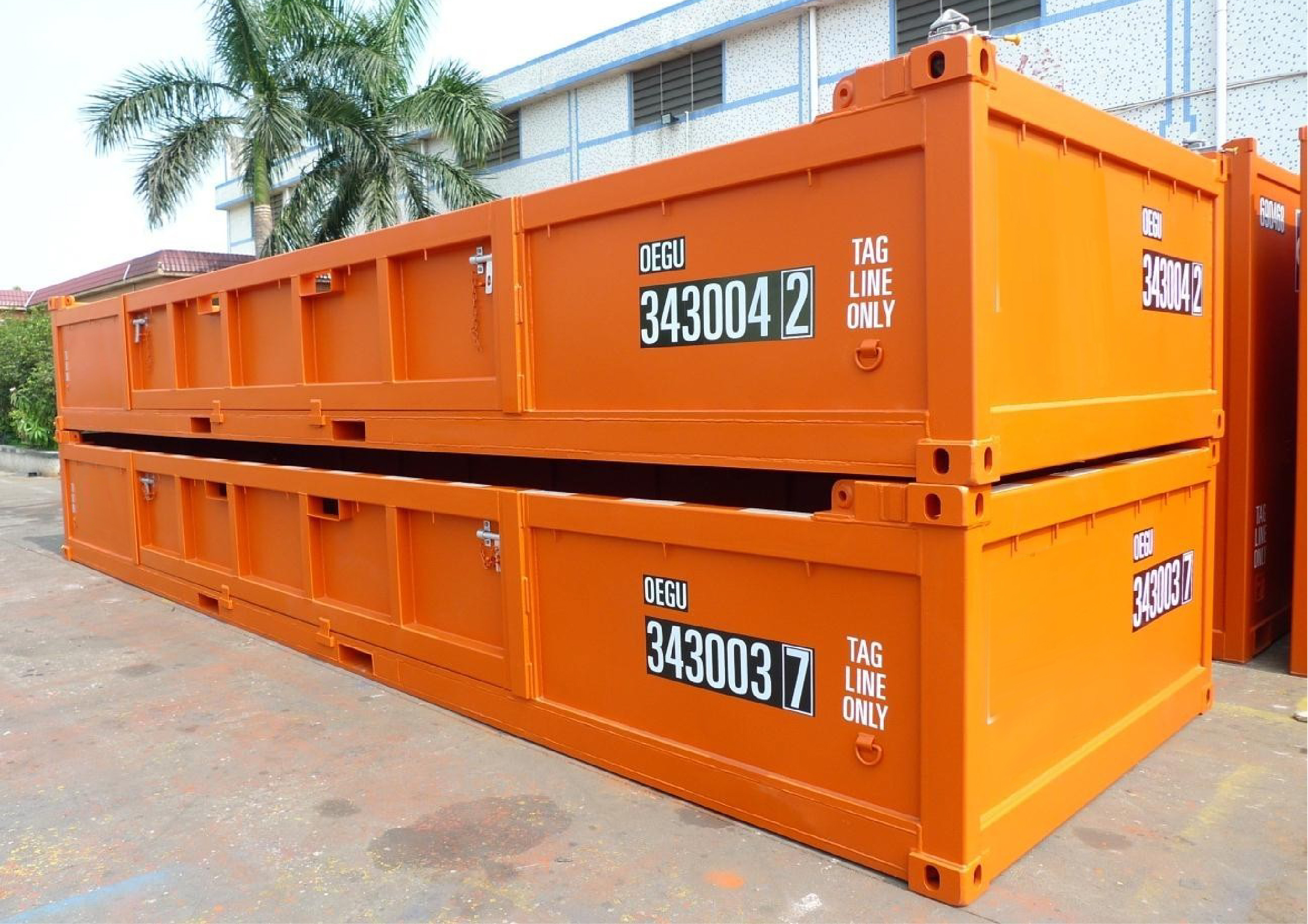Half Container Load Half Height Containers - Bayfield Oil Services